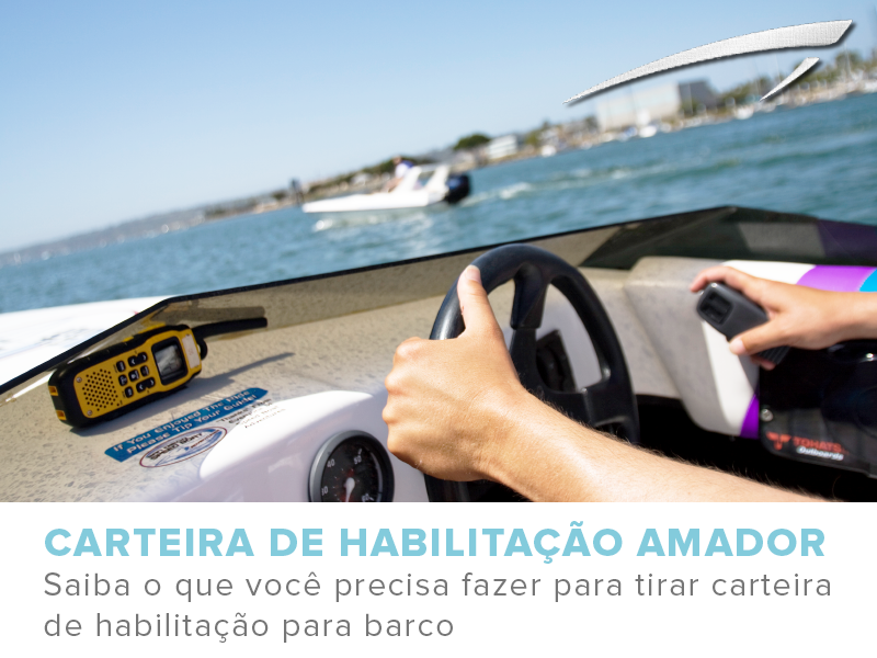 O que você precisa fazer para tirar carteira de habilitação para barcos